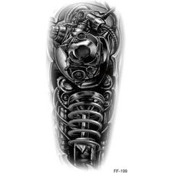 Mechanische Arm Sleeve Tattoo | Tijdelijke robot arm tattoo sleeve volwassenen | Neptattoo | Mechanical Arm - Robotic Arm Temporary Tattoo | 20,5 cm x 9,5 cm